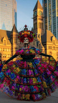 610.- Disfraz de Catrina Chiapaneca