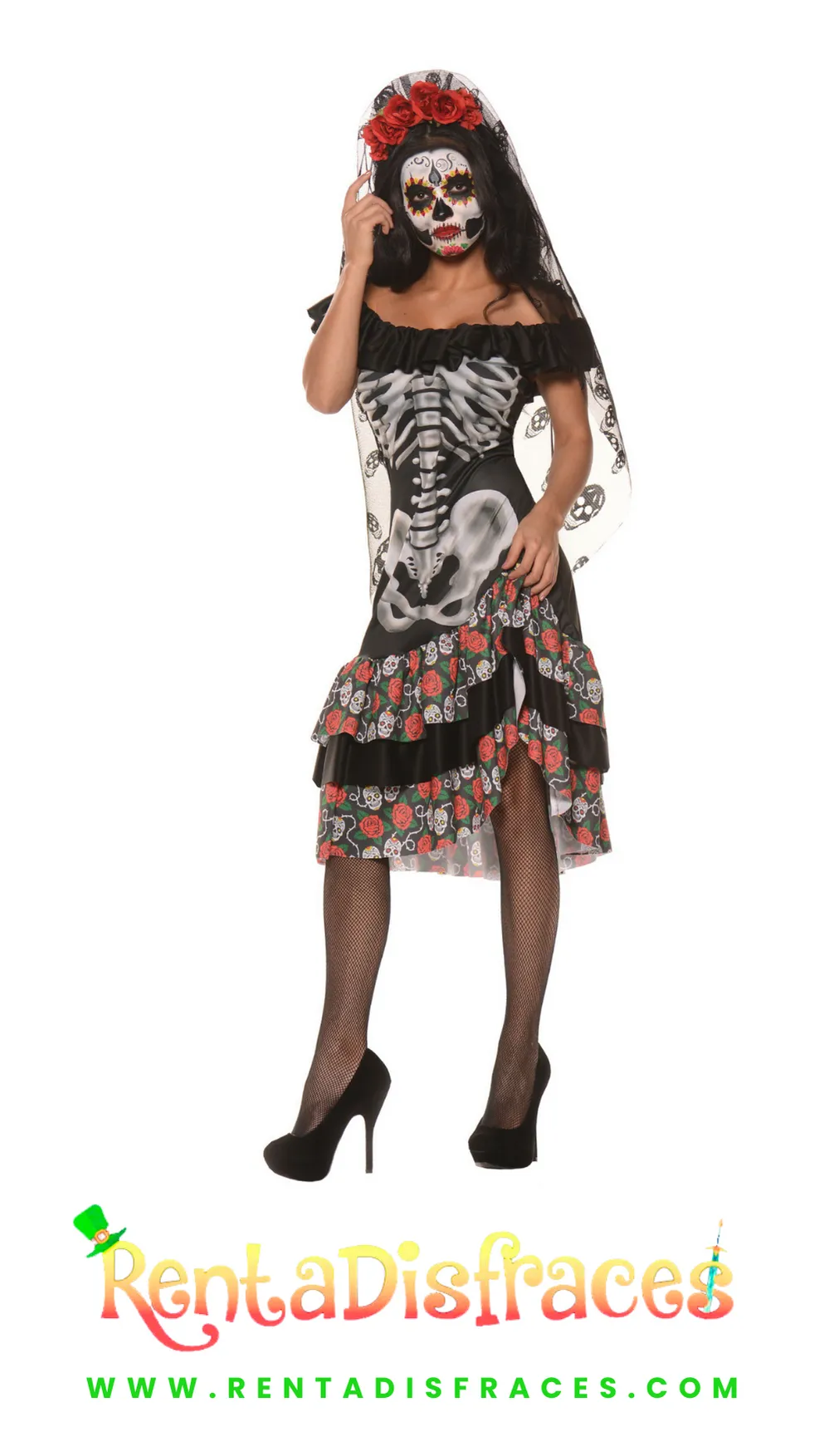 Disfraz de Catrina