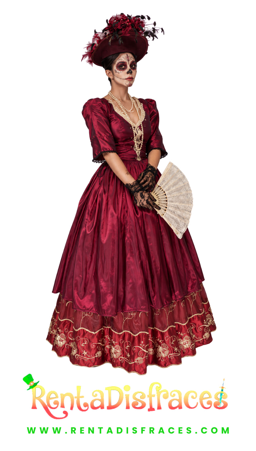 Disfraz de Catrina Victoriana