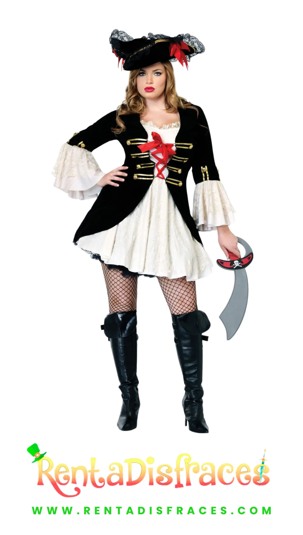 422.- Disfraz de Corazón de pirata