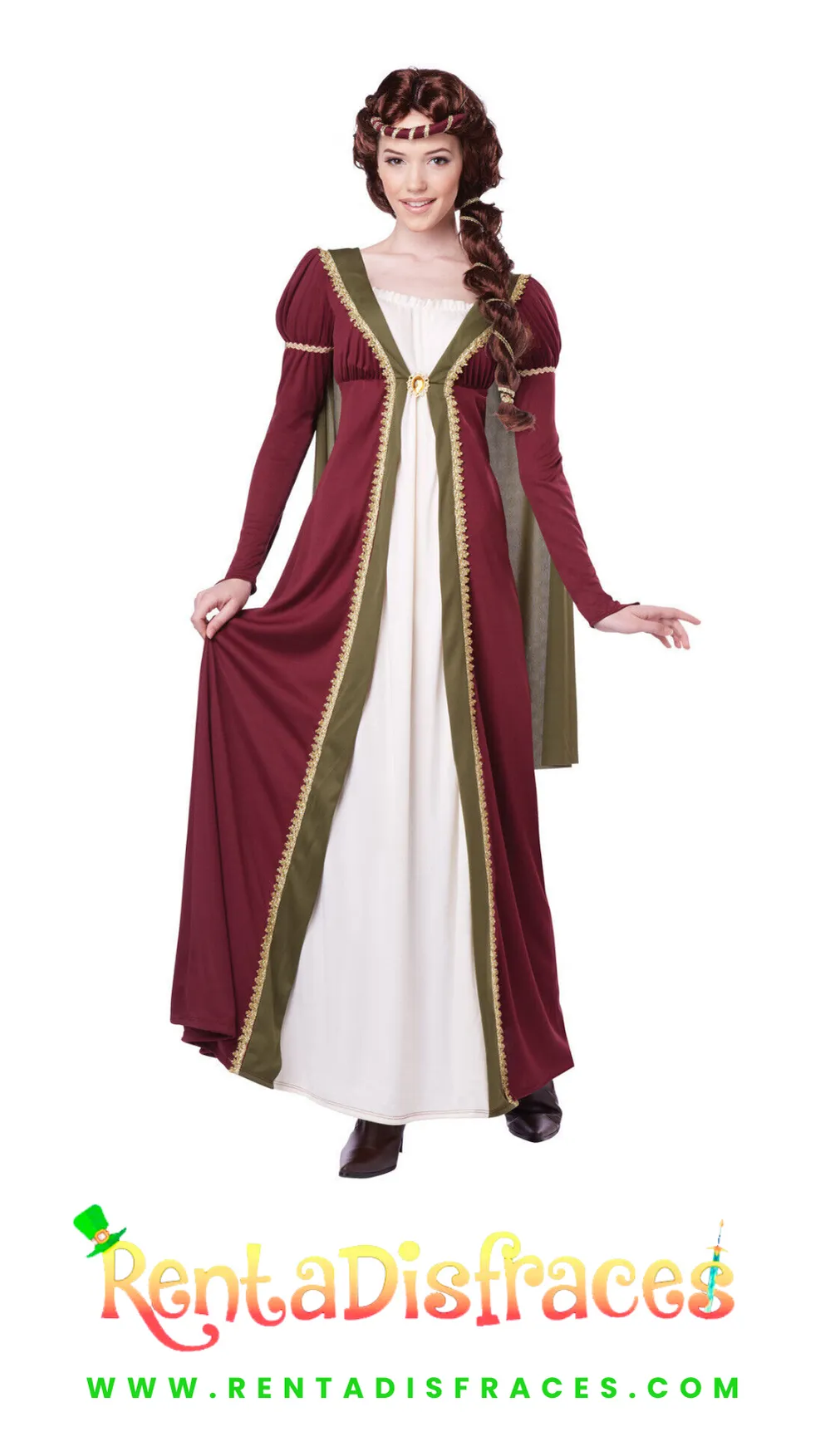 209.- Disfraz de Doncella medieval