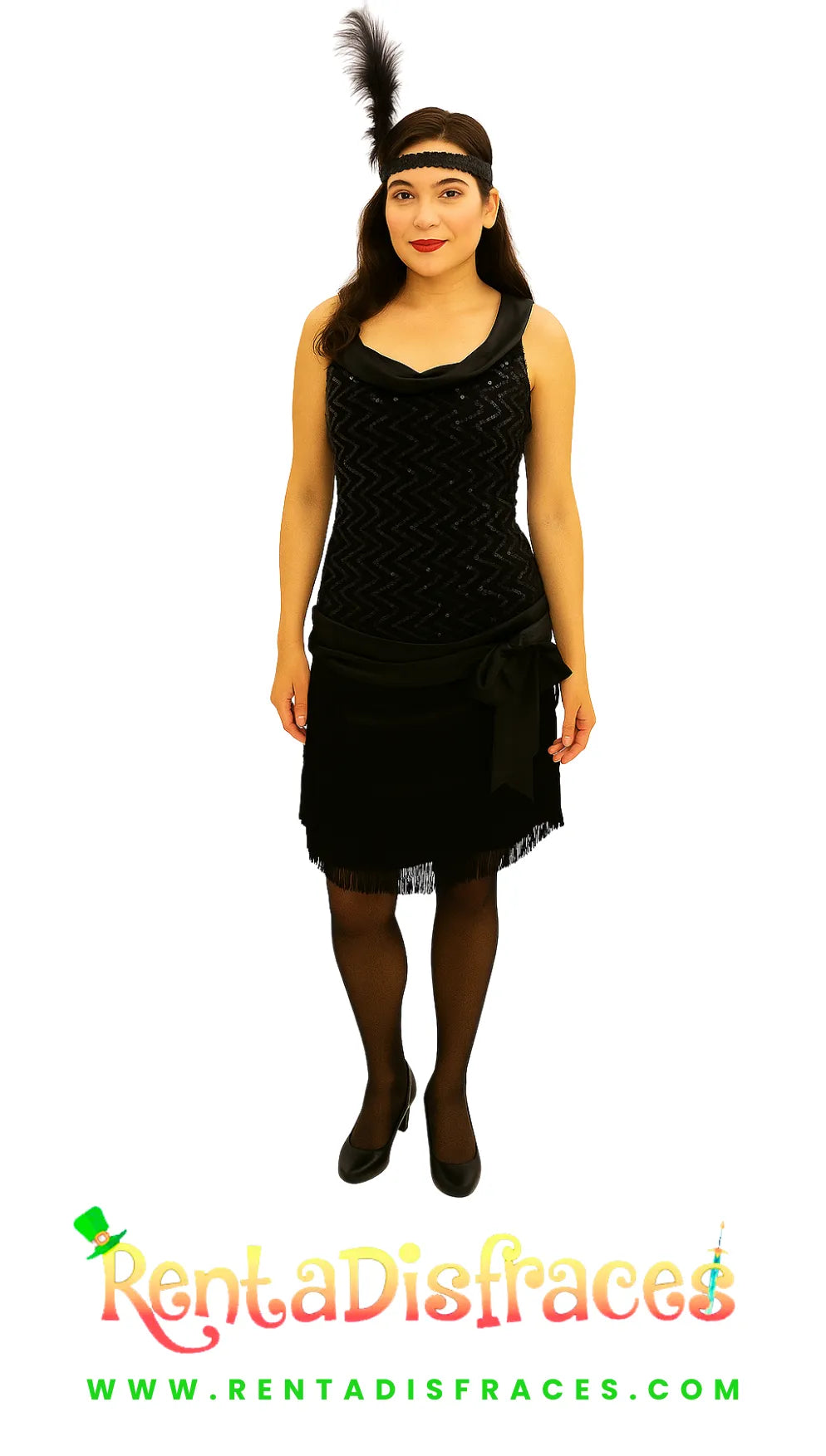 Disfraz Gatsby black