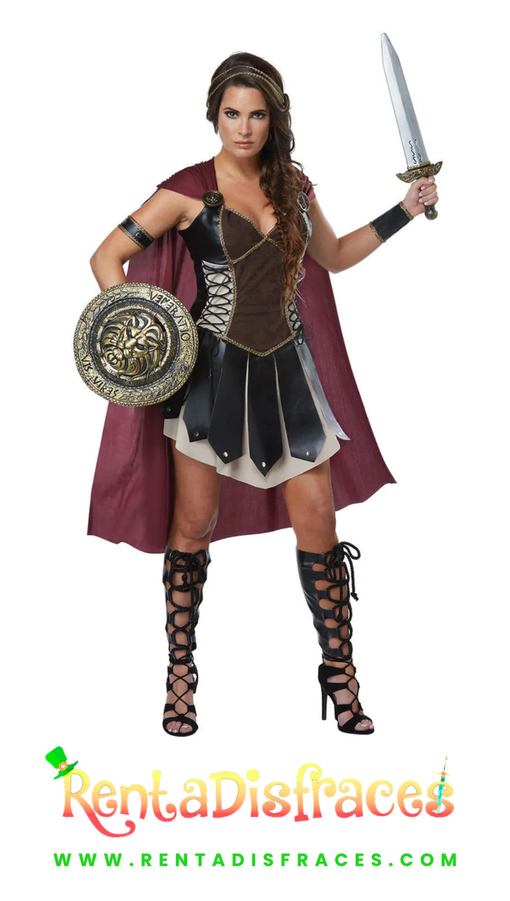 278.- Disfraz de Gladiadora troyana