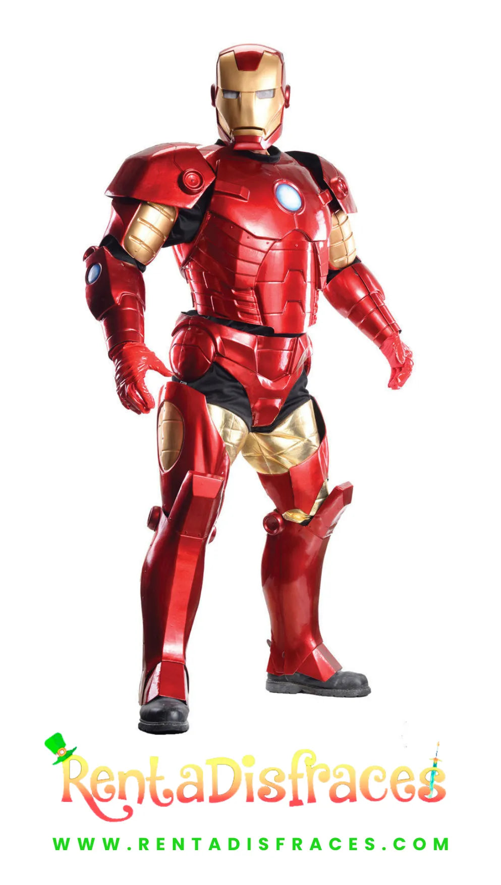 065.- Disfraz de Iron Man armadura de lujo