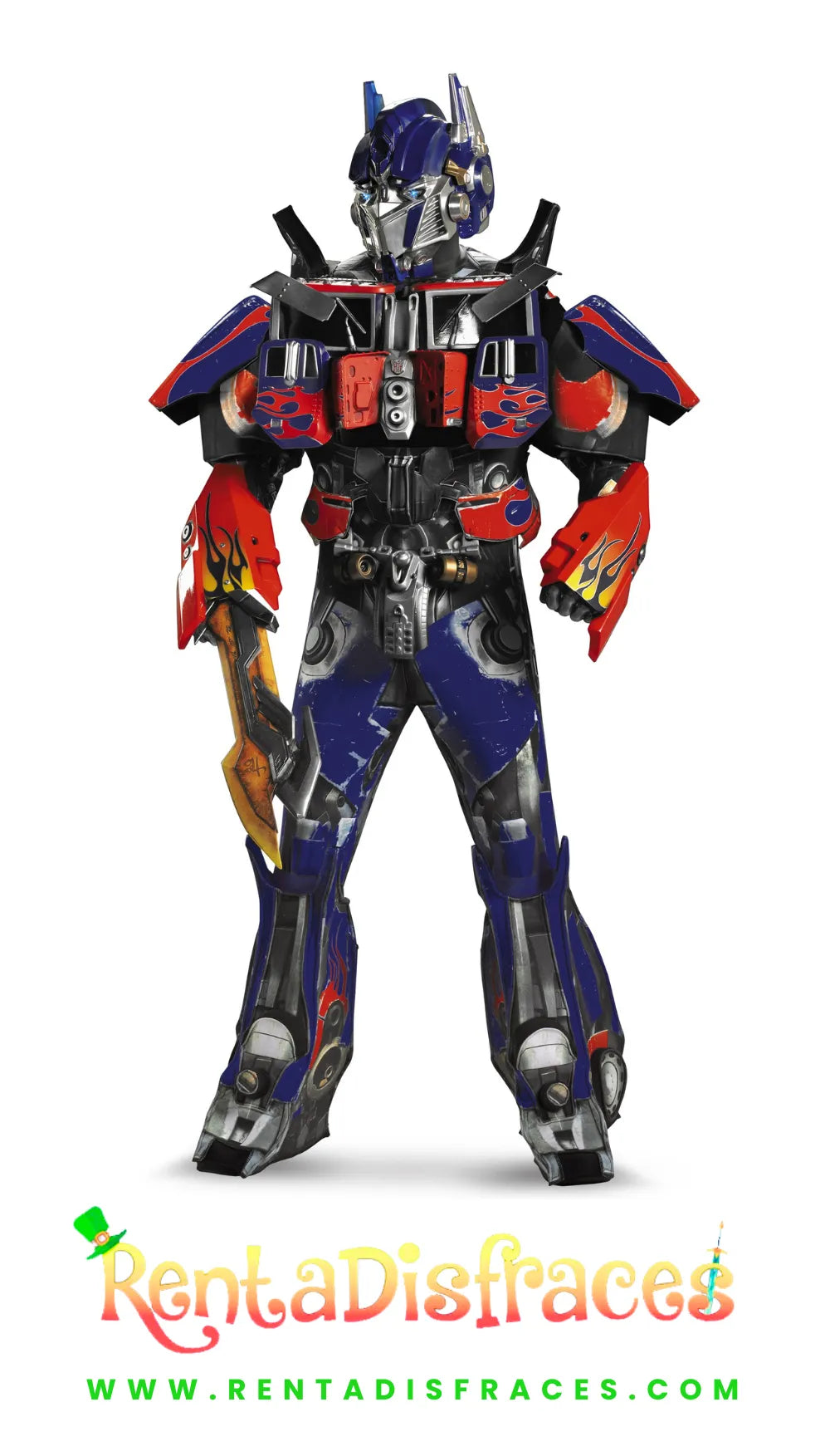 136.- Disfraz de Optimus Prime de lujo