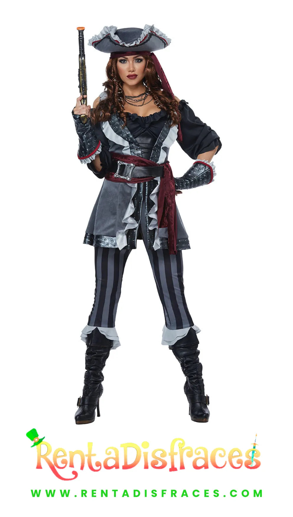 427.- Disfraz de Pirata Corazón Negro