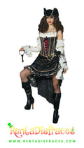441.- Disfraz de Pirata con corset