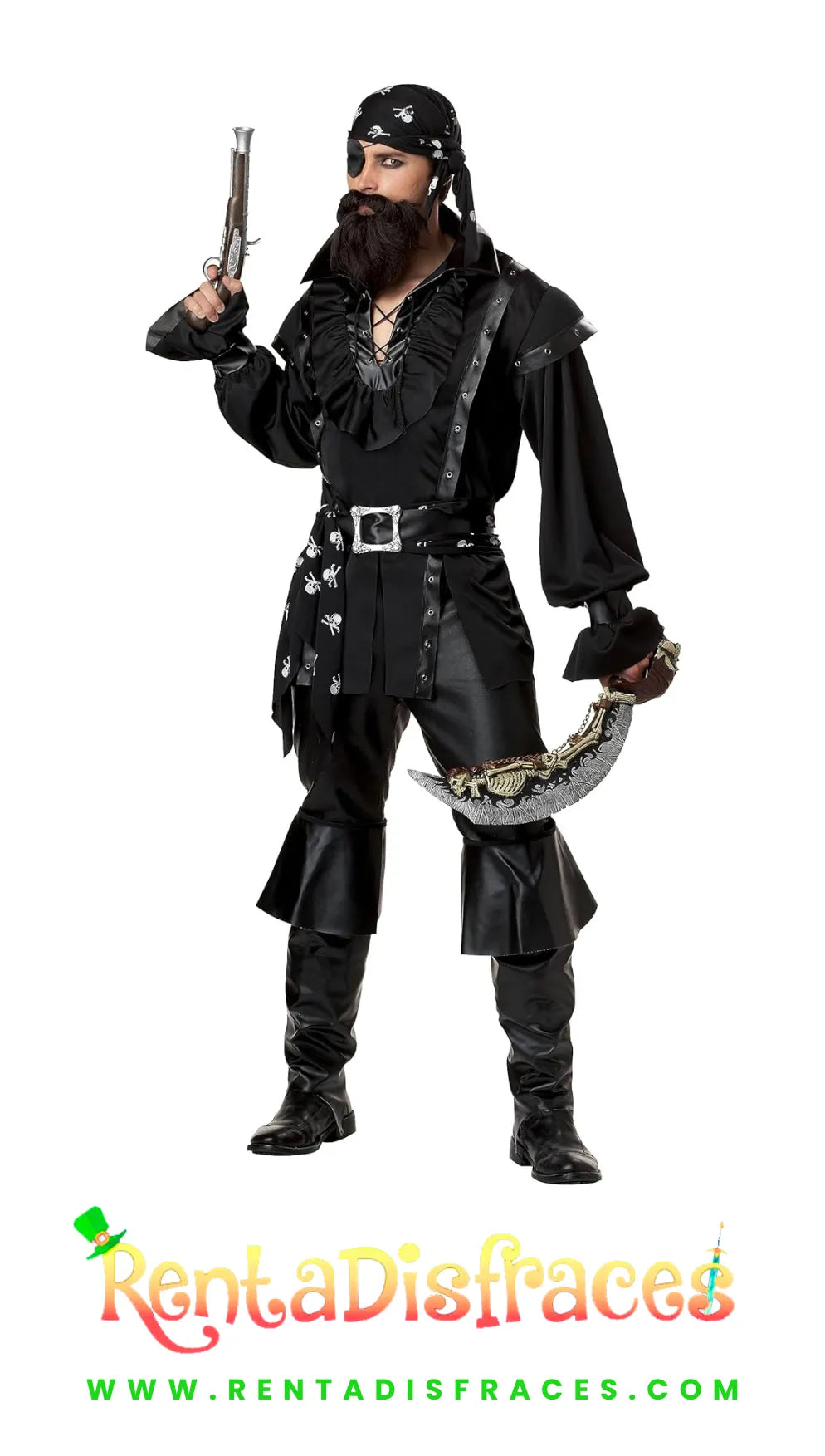 434.- Disfraz de Pirata del Mar Negro