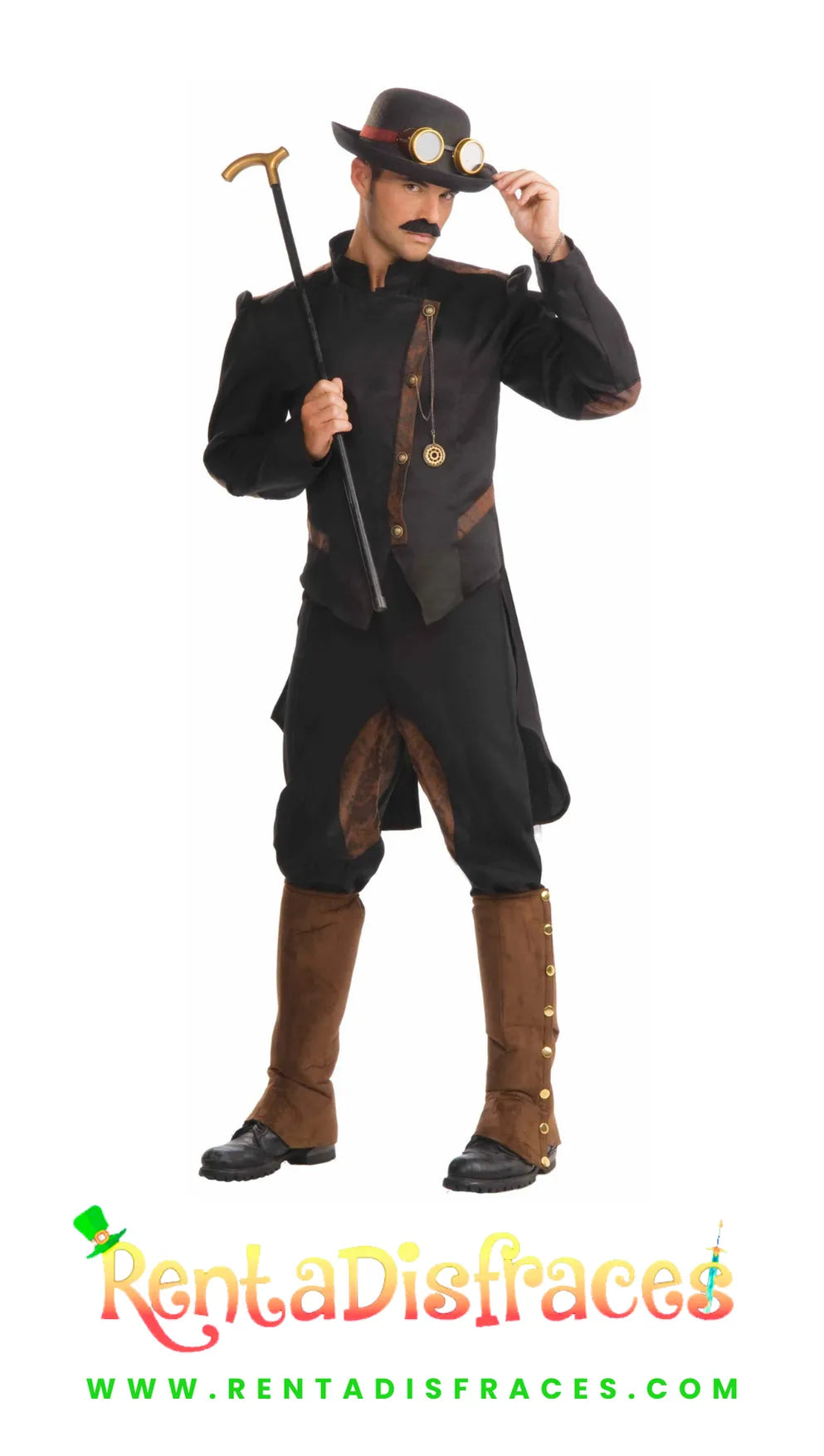448.- Disfraz de Steampunk victoriano