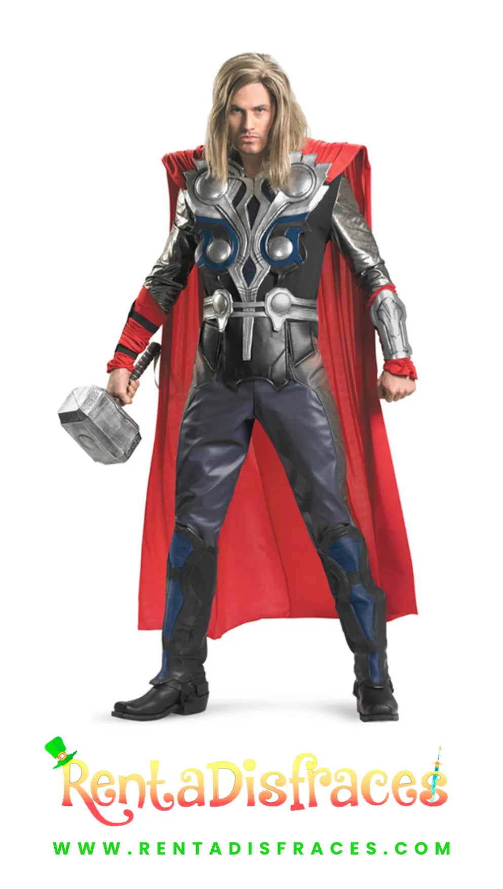 081.- Disfraz de Thor de lujo