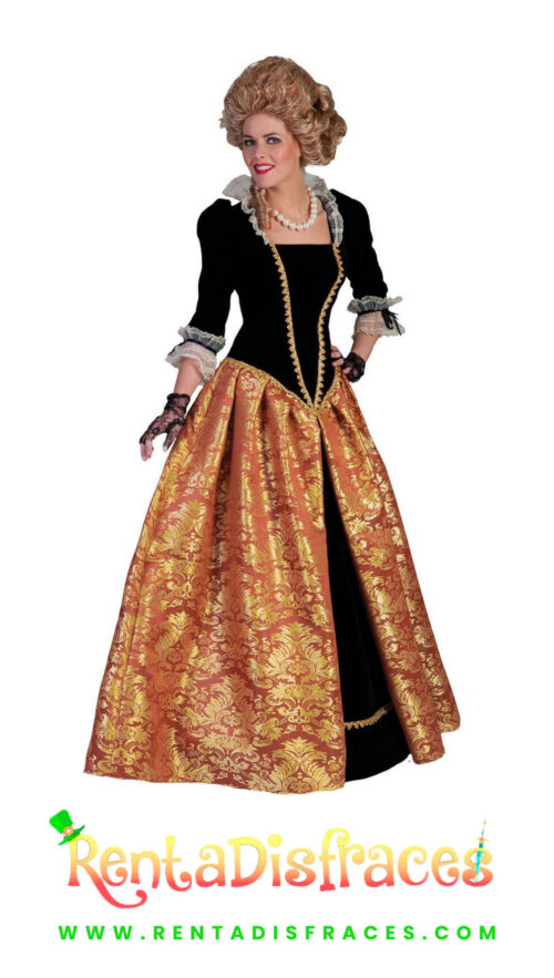 Disfraz de reina Giorgiana, Disfraces de Reyes y reinas, Renta de disfraces