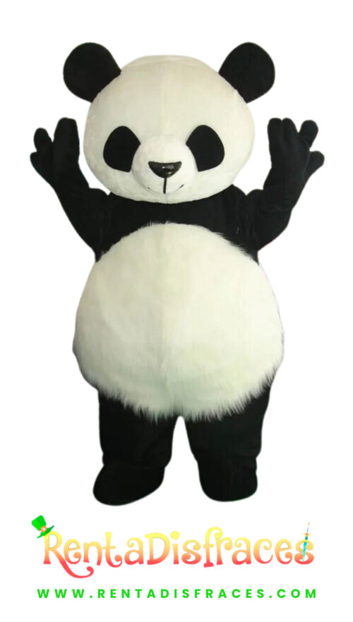 Disfraz de Oso Panda, Botarga de Oso Panda, Renta de disfraces