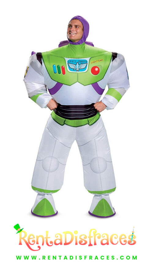Disfraz de Buzz Lightyear, Disfraces de Disney, Disfraces de Toy Story, Renta de disfraces