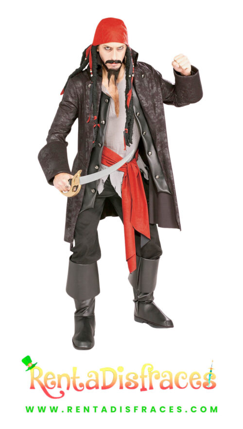 Disfraz de Jack Sparrow, Disfraces de piratas, Renta de disfraces