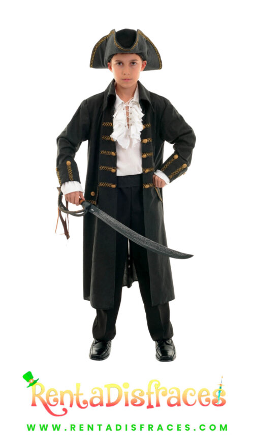 Disfraz de Pirata de las Tinieblas, Disfraces de piratas, Renta de disfraces