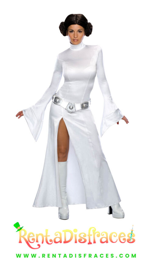 Disfraz de Princesa Leia, Disfraces de la Guerra de las Galaxias, Disfraces de Star Wars, Renta de disfraces