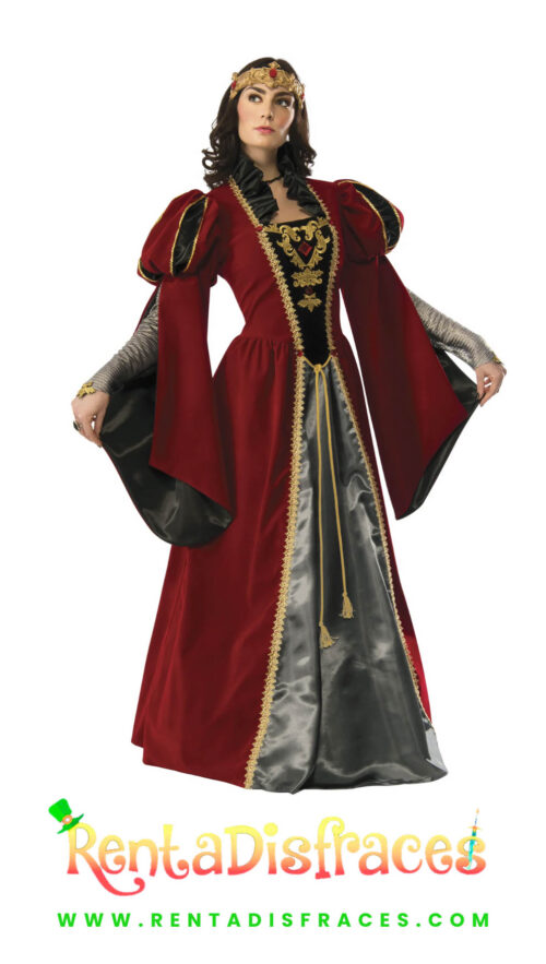 Disfraz de Reina Natalia de la Toscana, Disfraces de Reyes y reinas, Renta de disfraces
