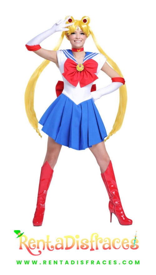 Disfraz de Sailor Moon, Disfraces de caricaturas, Renta de disfraces