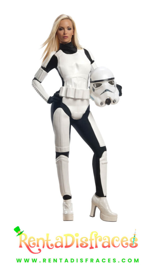Disfraz de Stormtrooper sexy, Disfraces de la Guerra de las Galaxias, Disfraces de Star Wars, Renta de disfraces