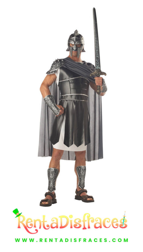 Disfraz de gladiador centurión, Disfraces de Reyes y reinas, Renta de disfraces