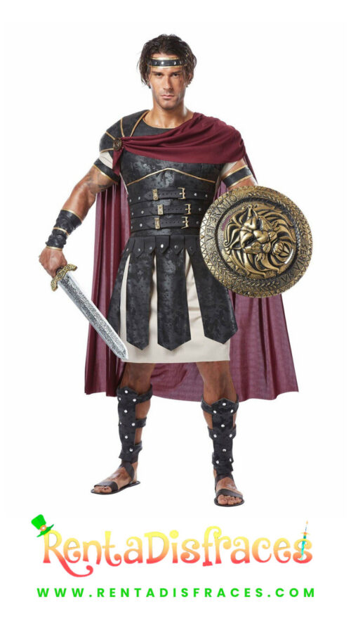Disfraz de gladiador romano, Disfraces de Reyes y reinas, Renta de disfraces