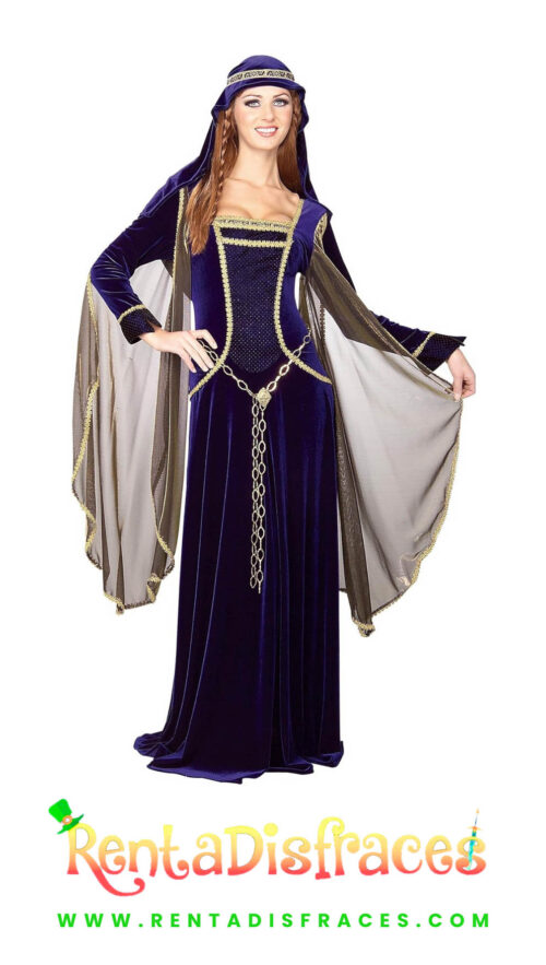 Disfraz de princesa del renacimiento, Disfraces de Reyes y reinas, Renta de disfraces