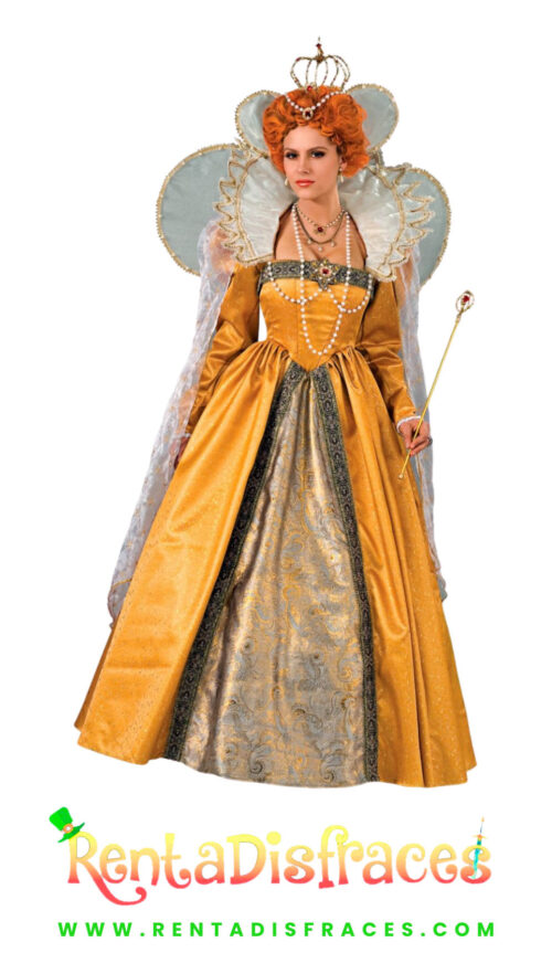 Disfraz de Isabel I, Disfraces de Reyes y reinas, Renta de disfraces
