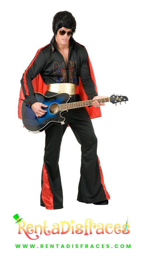 Disfraz de Elvis en Las Vegas, Disfraces Retro, Disfraces 50`s, Renta de disfraces