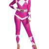 Disfraz de Power Ranger rosa, Disfraces Superhéroes y villanos, Renta de disfraces