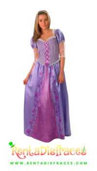 Disfraz de Rapunzel, Disfraces de Disney, Renta de disfraces
