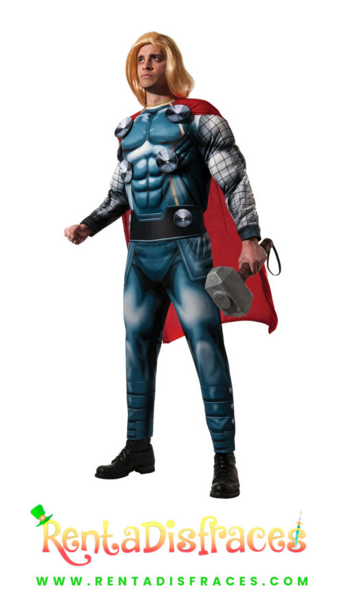 Disfraz de Thor, Disfraces Superhéroes y villanos, Renta de disfraces