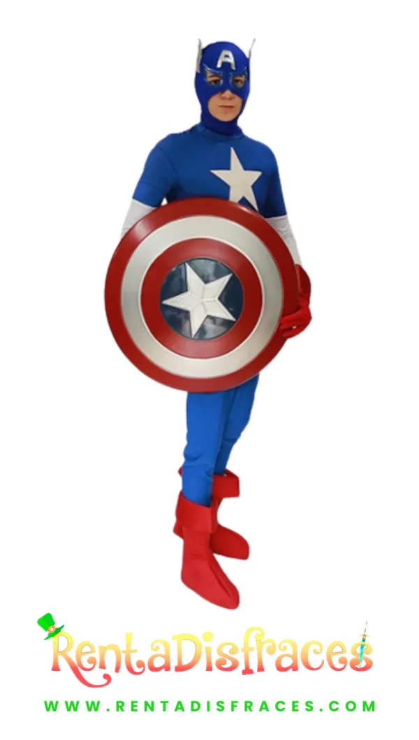 069.-Capitán América caballero licra