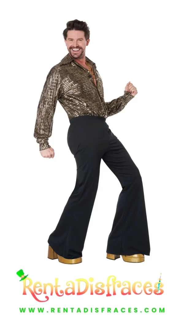 Traje Gold Disco