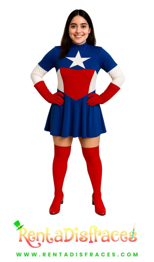 070.-Capitan América sexy licra